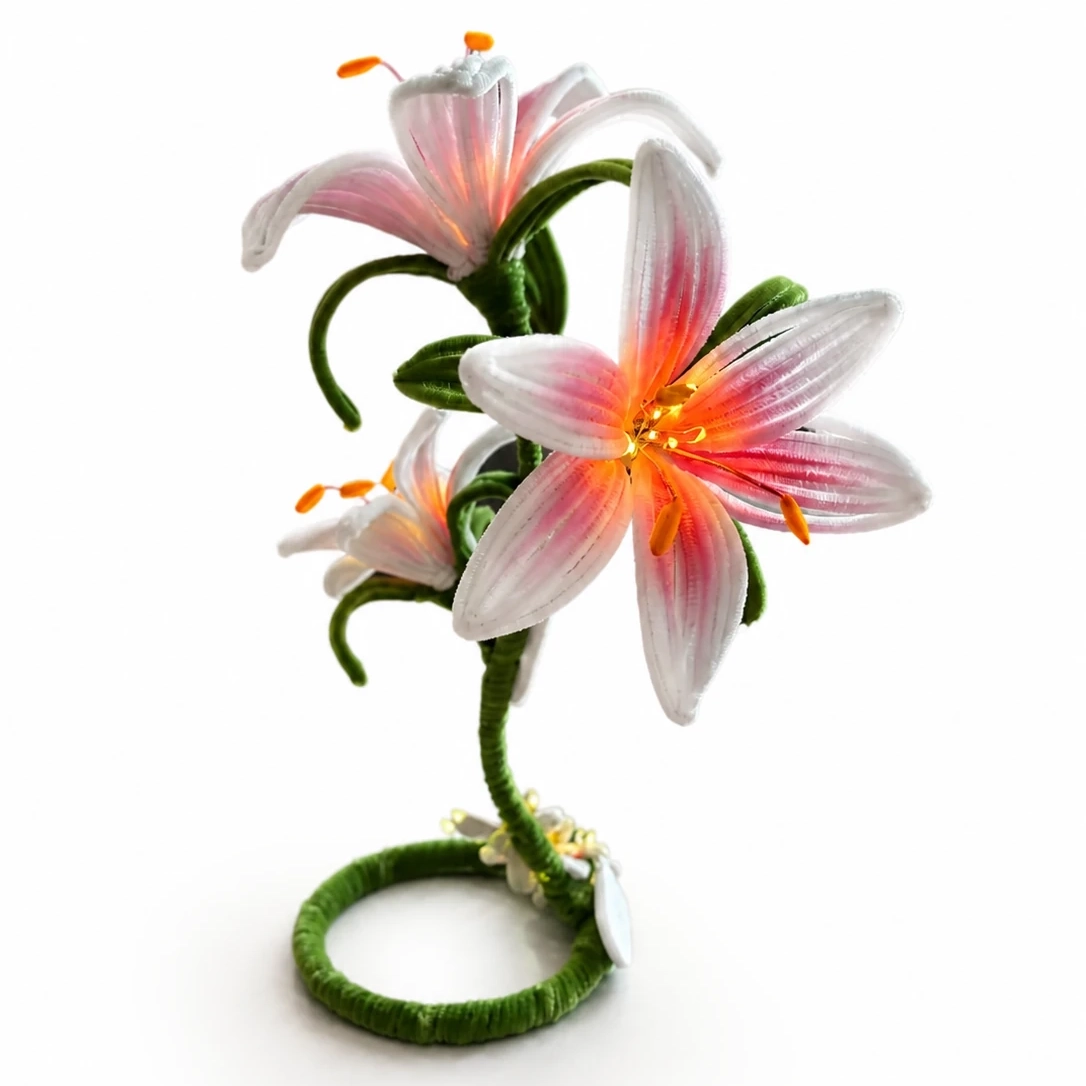 گل مخملی لیلیوم درخشان(افسون) سفید